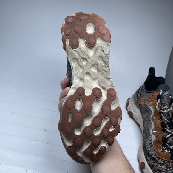 Nike React Element 55 Safari Pack Bio Beige Men's 7 Athletic Sneaker CD2153-200 - Picture 7 of 16